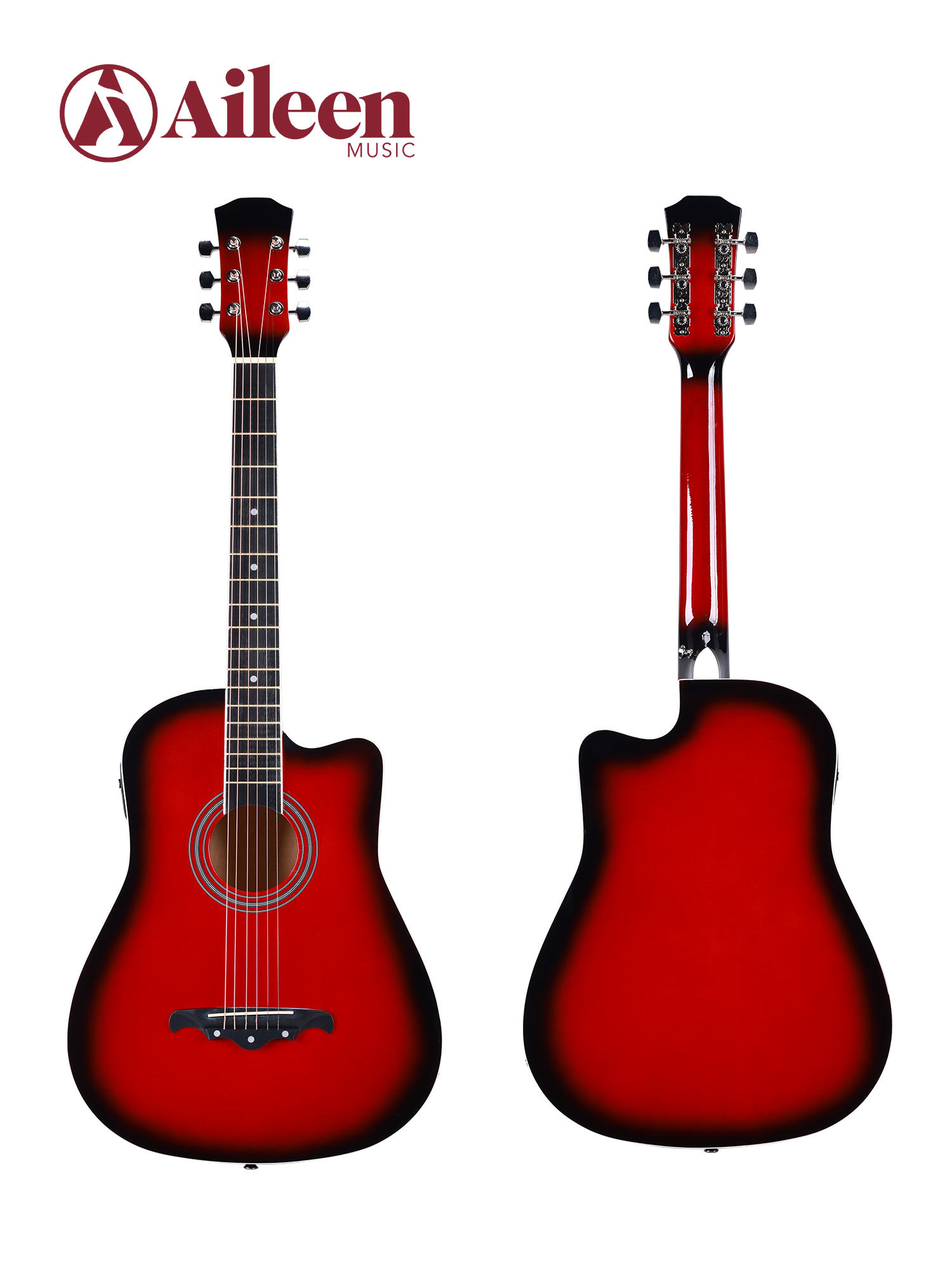 AF38LCE Good Quality Musical Instruments 38" Entry Level Acoustic Guitar