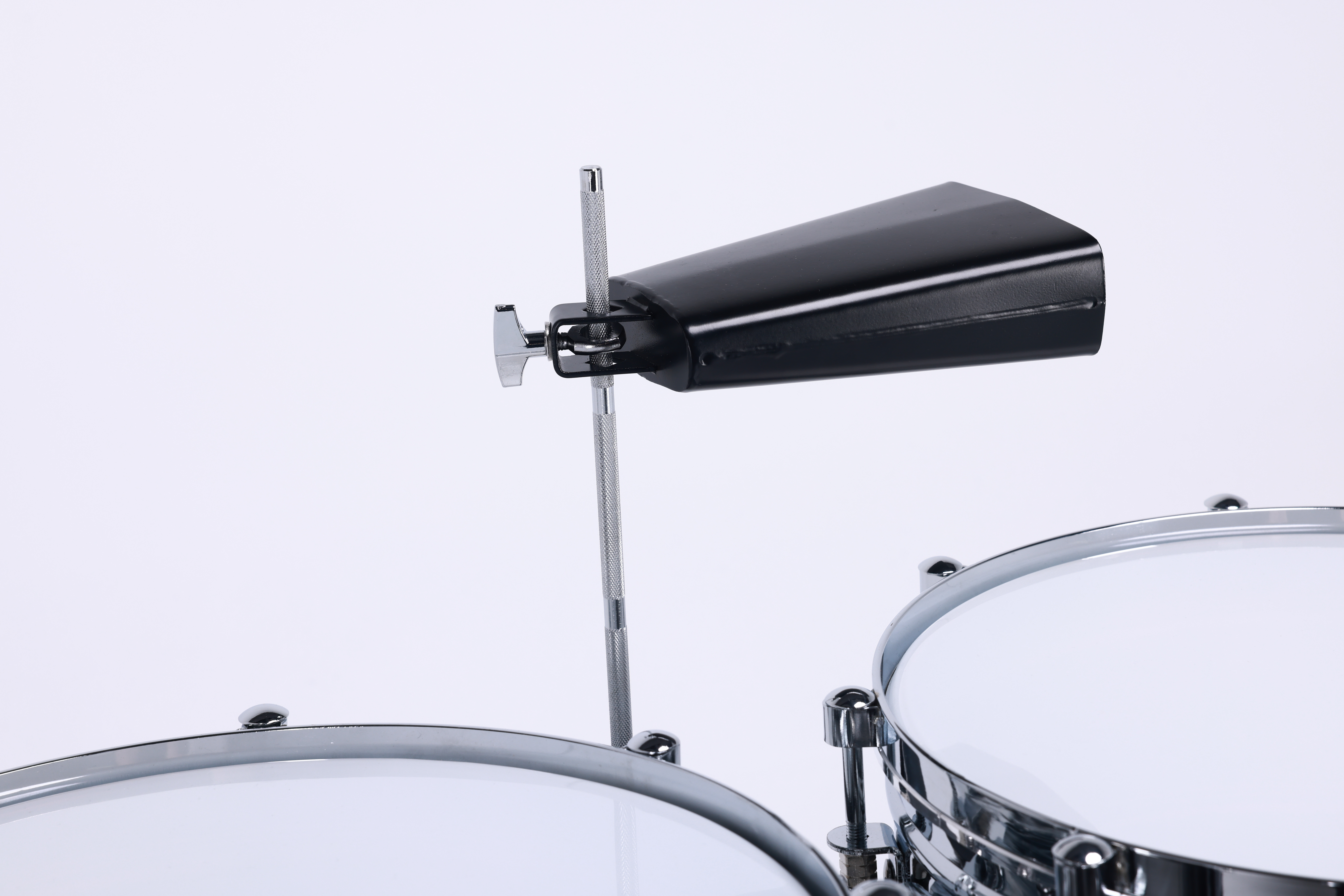 TM100C General Grade Percussion Synthetic Head Tambali Drum with Cow Bells