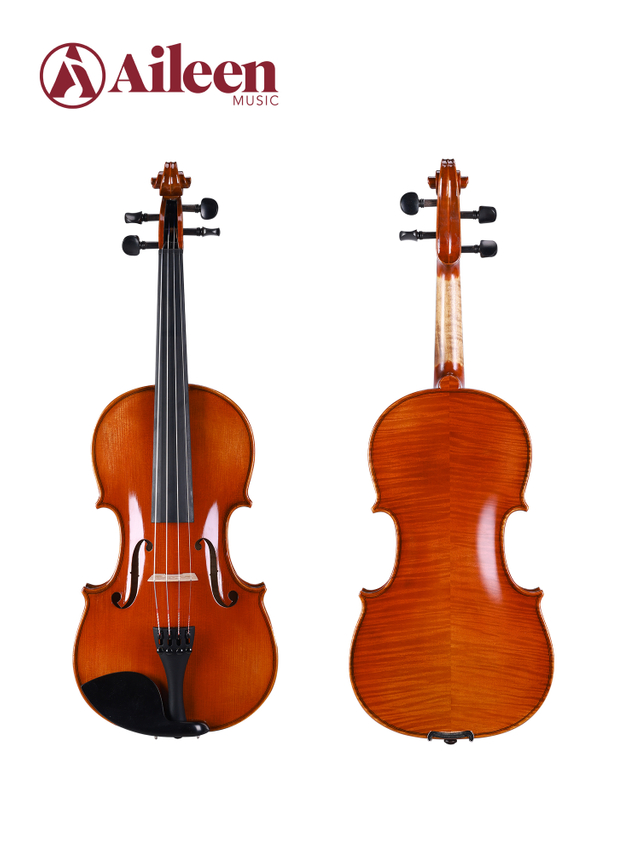 LV02 Legacy Series Solid Spruce & Flamed Maple with Carbon Fiber Tailpiece 4/4-1/4 Violin