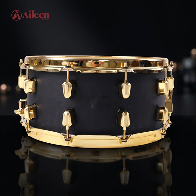 SN- LBG1 14''x6.5'' Aluminum Drum Shell 8 Zinc Alloy Lugs Professional Snare Drum