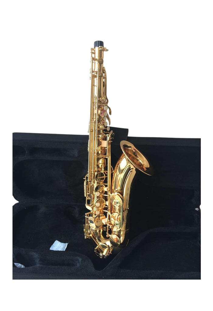 SP0011G Wholesale Woodwind Instrument Gold Lacquered BB Key Tenor Saxophone