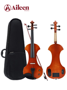 AV-D502 N or SB Color 4/4 Professional Electric Violin with Student Rosin & Bridge & Earphone