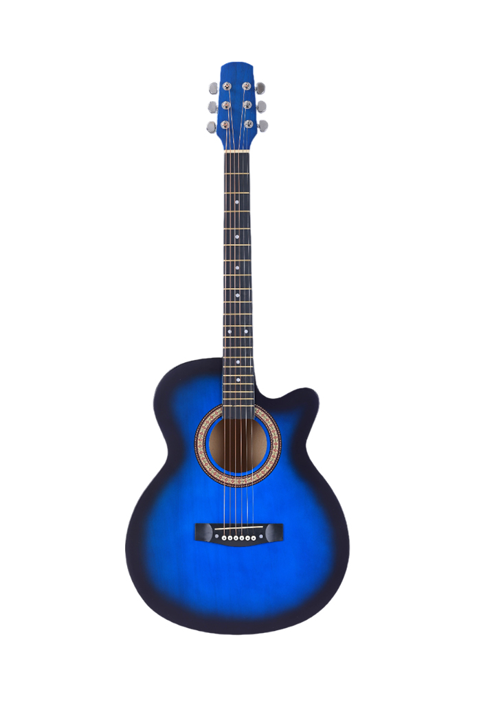 AF001L-40 Hot Sale Glossy Finish Matt Finish Entry Level 40" Acoustic Guitar 