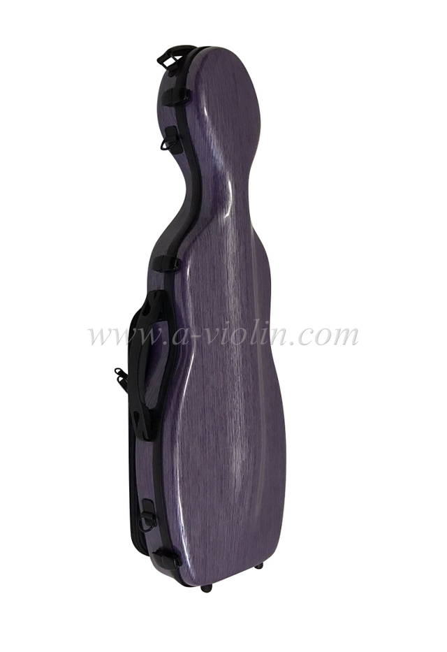 Hard shell waterproof cello-shaped violin case(CSV-P601)
