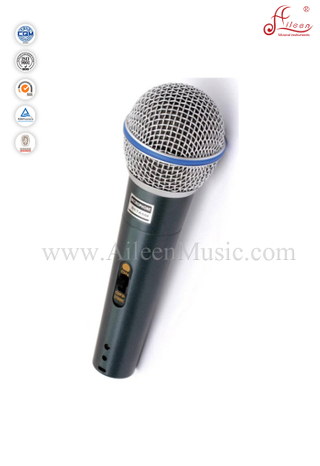 (AL-BT58A)Professional Moving-coil Metal Body Sensitivity Uni-directivity MIC Wired Microphone