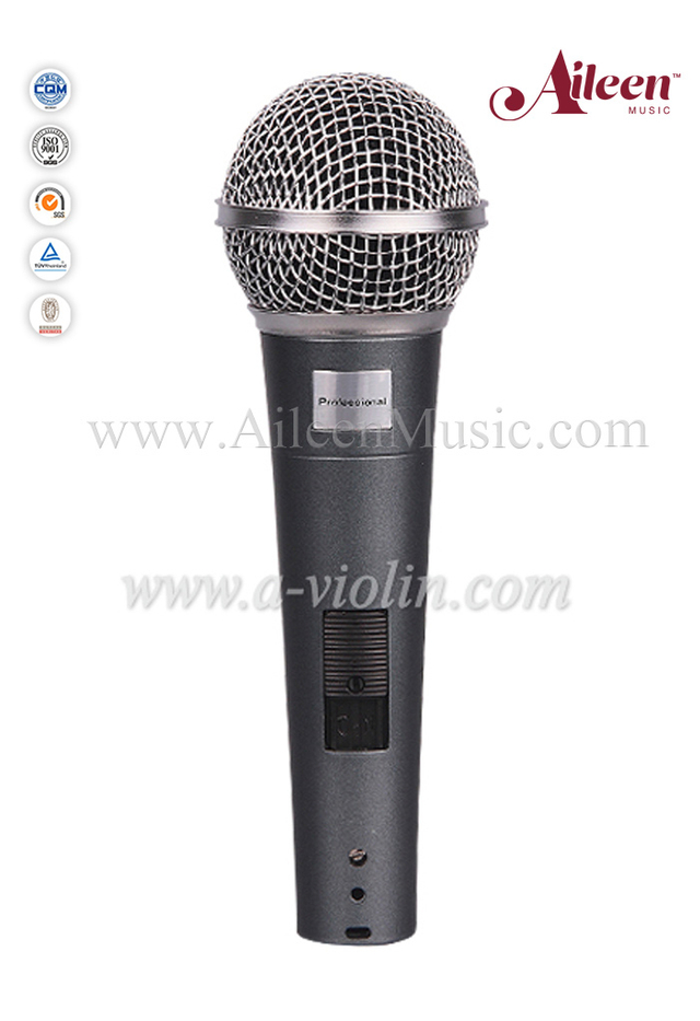 Professional Dynamic Metal Wired Microphone Mic Wired (AL-SM28)