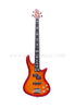 Okoume Body with Flamed Maple Top 4 Strings Electric Bass (EBS724-2)