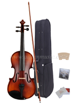 Aileen Violon 4/4 Adulte, Violin Débutant avec Aspect Antique Brillant :  : Instruments de musique