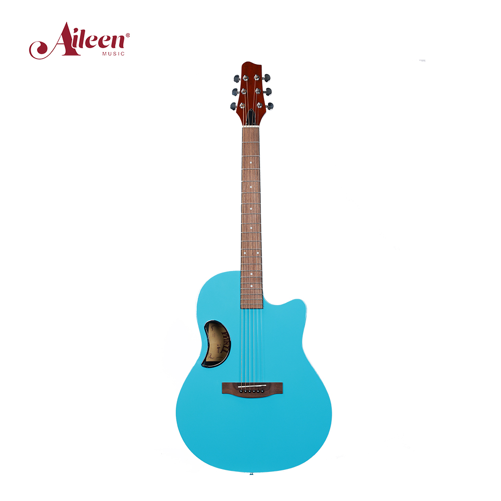 Customizable color Carbon Fiber 41" Round back acoustic guitar(AFO300C)