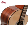 Solid Sitka Acoustic Guitar Yulong Guo Cutaway Shape with Guitar Case(WGA2022SC)