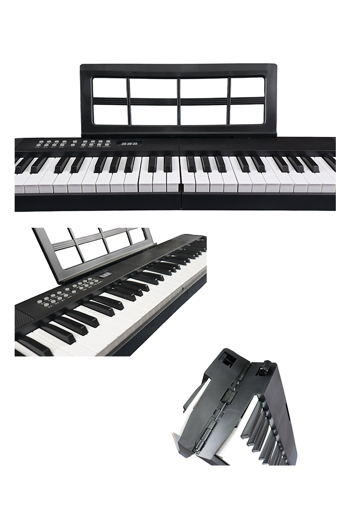 EK-F6101 New Musical Instruments 61 Keys 20mm Width Foldable Keyboard