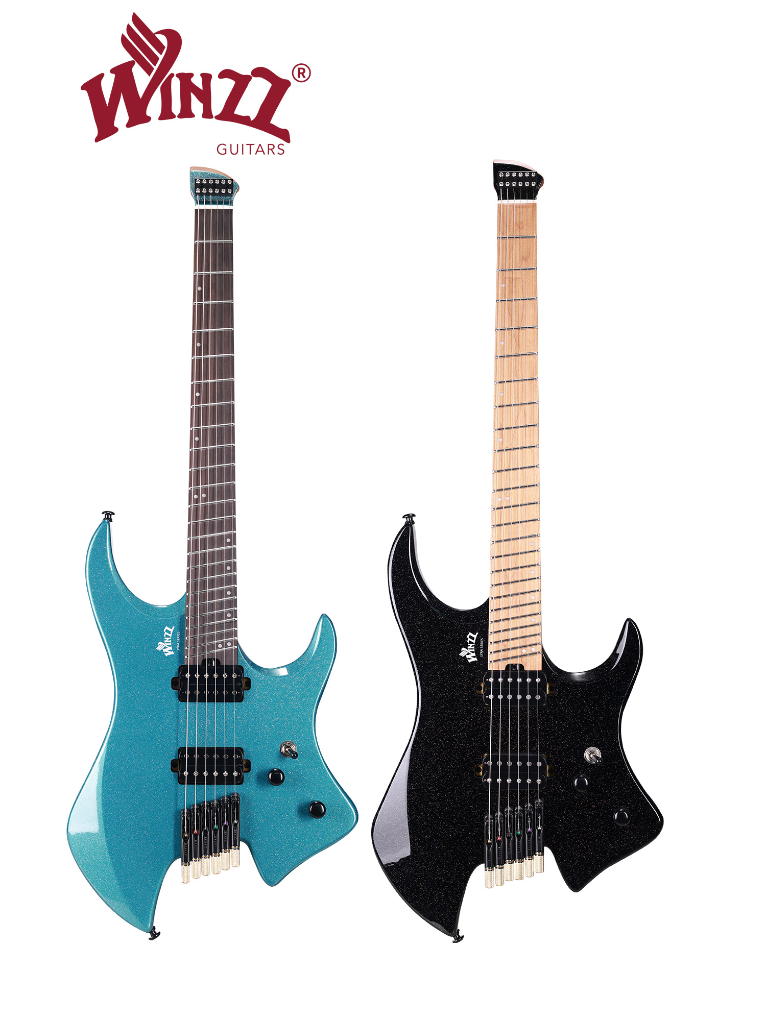 WINZZ Lyra Series Okoume Body Electric Guitar WLH100
