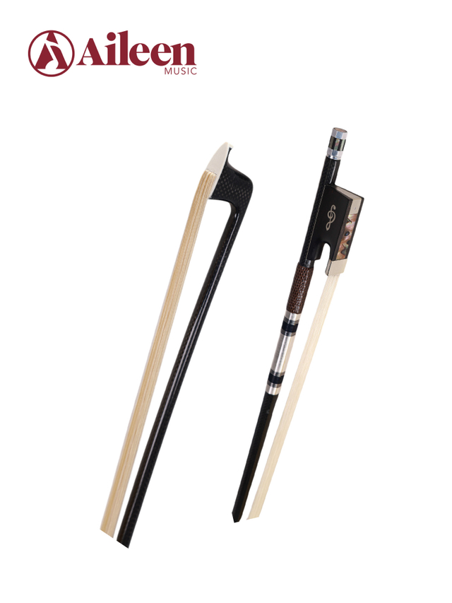 High-Performance Carbon Fiber Violin Bow with Hand-Carved Ebony Frog (WV885CH-G)