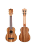 AU603-23 Winzz Quality Concert Koa (white Fiber) Plywood 23'' Ukulele Made in Indonesia