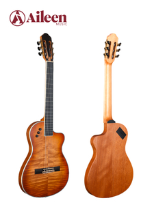 Thin body 39" acoustic electric guitar Flamed okoume(WCG170CE)