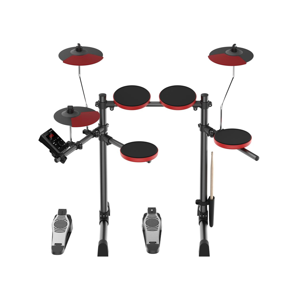 AED-140R Color Options Available 5 Piece Portable Electric Drum Kit