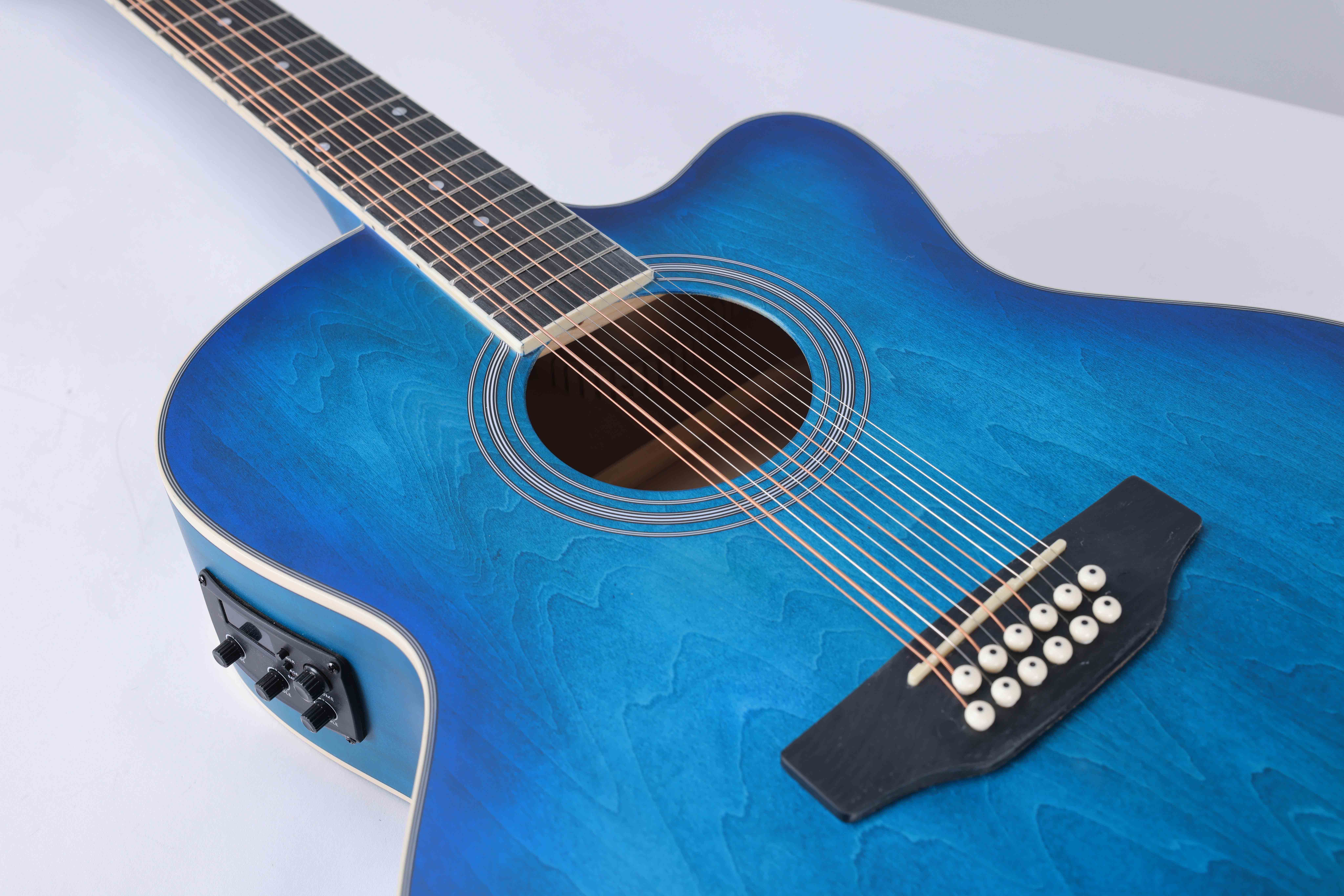 AF-H01CE-12 Hand Rubbed Finish 12 Strings Acoustic Guitar