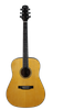 AFM18 Winzz 41" Grade A Solid Spruce Top Acoustic Guitar