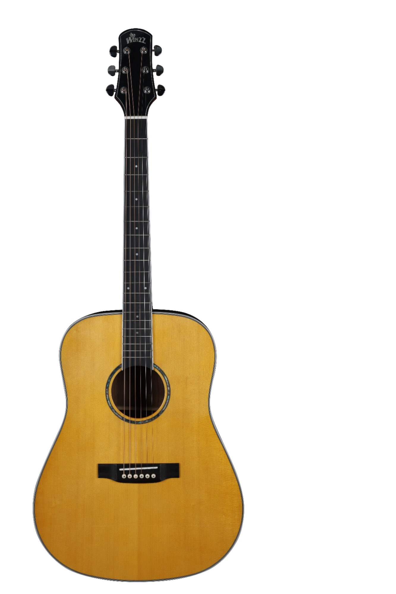 AFM18 Winzz 41" Grade A Solid Spruce Top Acoustic Guitar