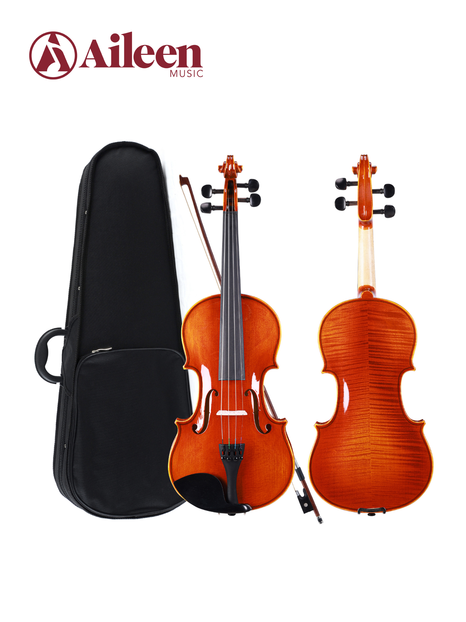 Selected Solid Spruce Top Lightly Figured Maple Back & Side 4/4-1/16 Moderate Violin AVL23