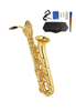 SP0111G Good Quality Gold Lacquered Yellow Brass Body Baritone Saxophone