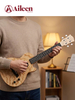 EUP74 LP Style Solid Wood Thin Body High Quality 26" Electric Ukulele