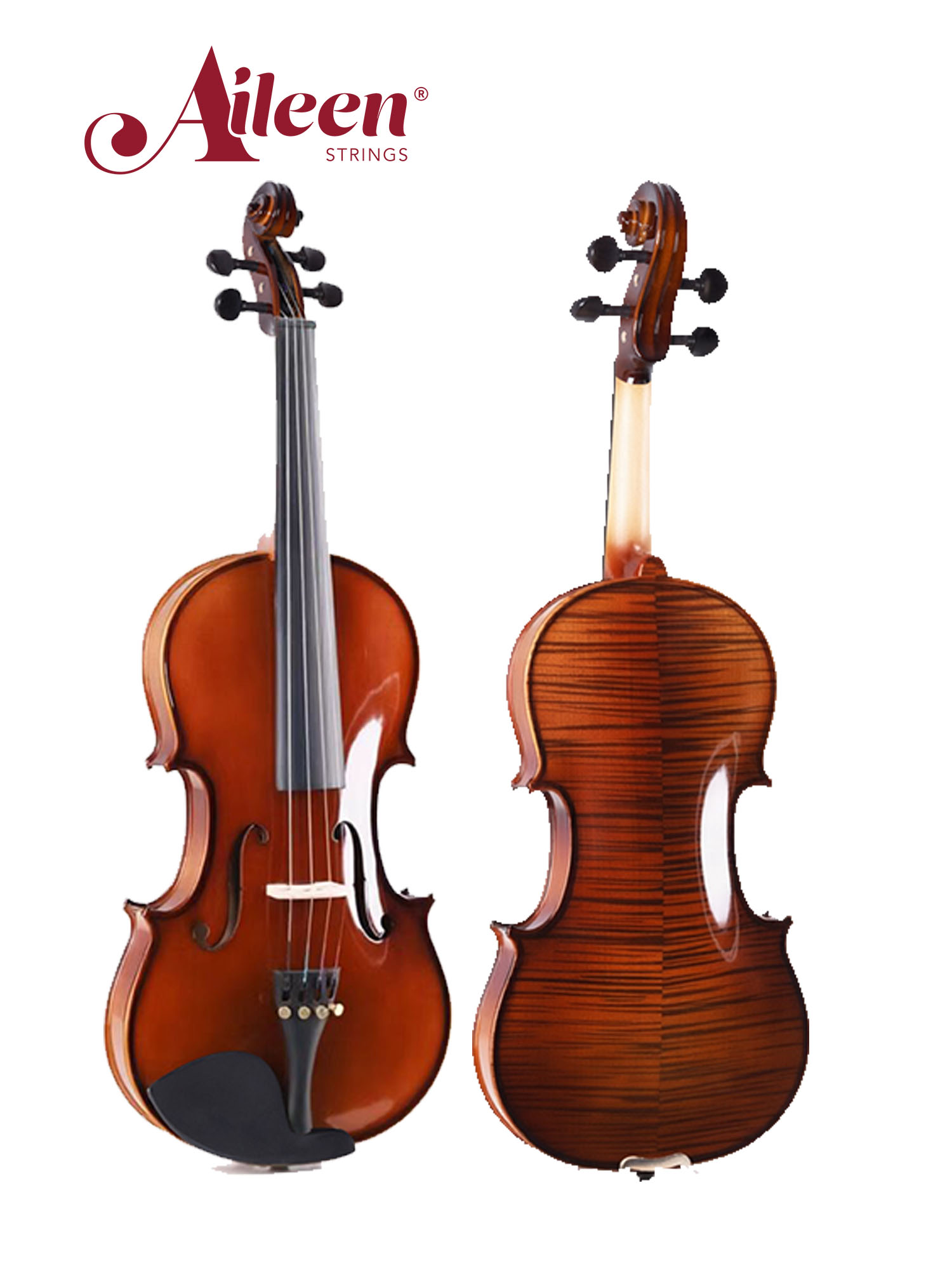Nice Flamed Maple on Back 4/4-1/16 Student Violin Kit VG106U
