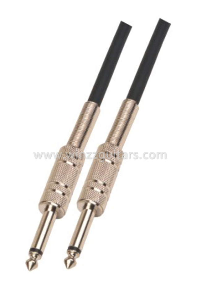 Nickel Connector PVC Guitar Cable Instrument Cables(AL-G024)