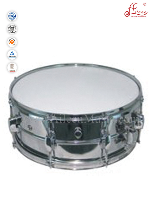 Professional Steel 14 inch Snare Drum With drumsticks (SD400S)