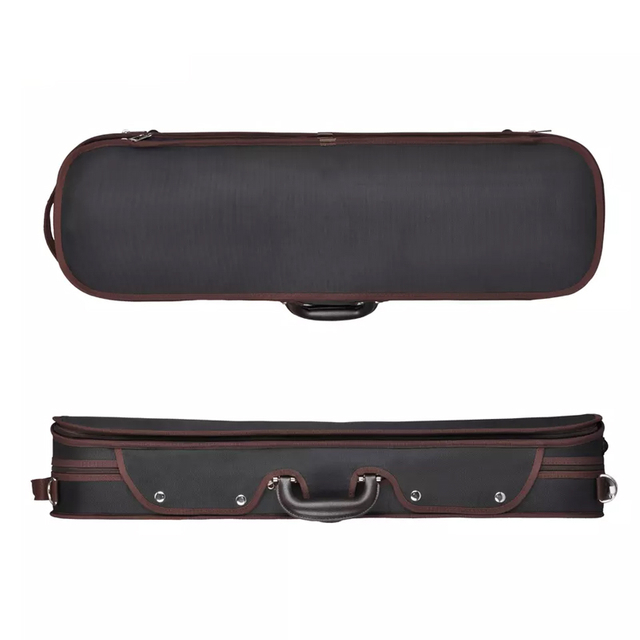 oblong shape Oxford cloth Violin wooden case with string tube(CSL1068)