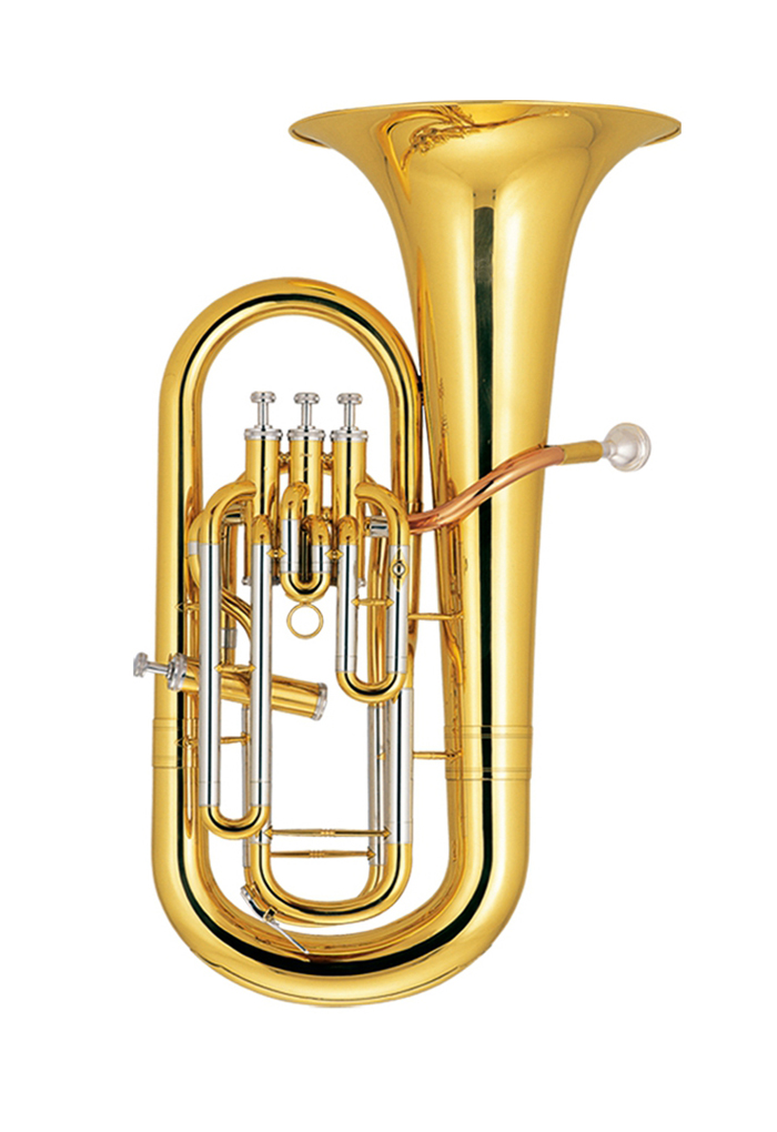 Yellow Brass bB key 3+1 Pistons Euphonium(EU-M4342G-SRY)