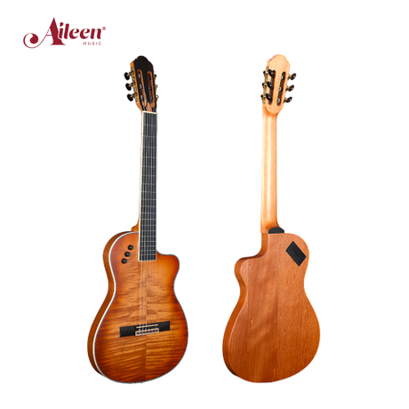 Thin body 39 acoustic electric guitar Flamed okoume(WCG170CE) - Aileen  Music