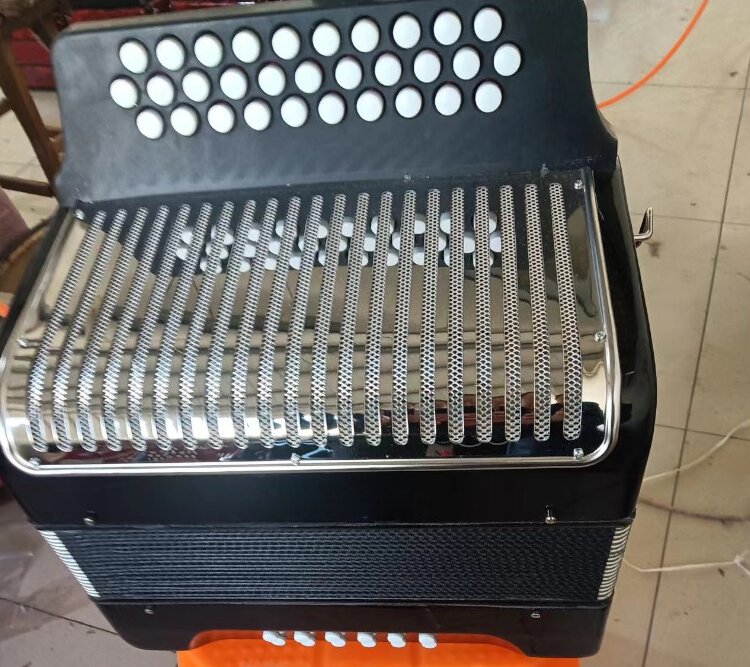 B3112SB Stainless Steel Grille 31 Button 12 Bass Button Accordion Professional