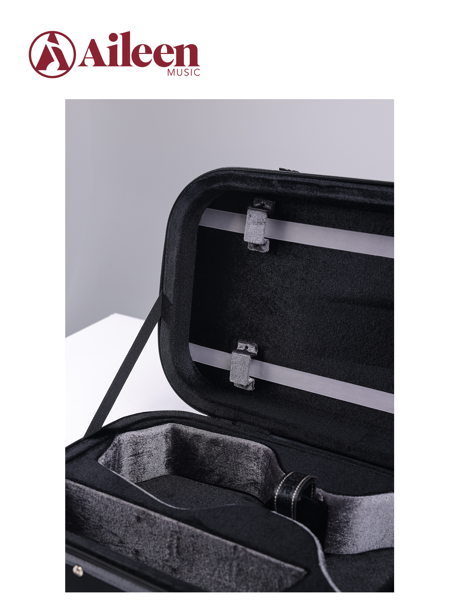 CSV005B High Quality Musical Instrument Oblong Shaped Foam Case 4/4 Violin Light Case 