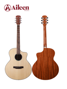 AFM10 High Quality Glossy Finish Solid Top 40" Acoustic Guitar