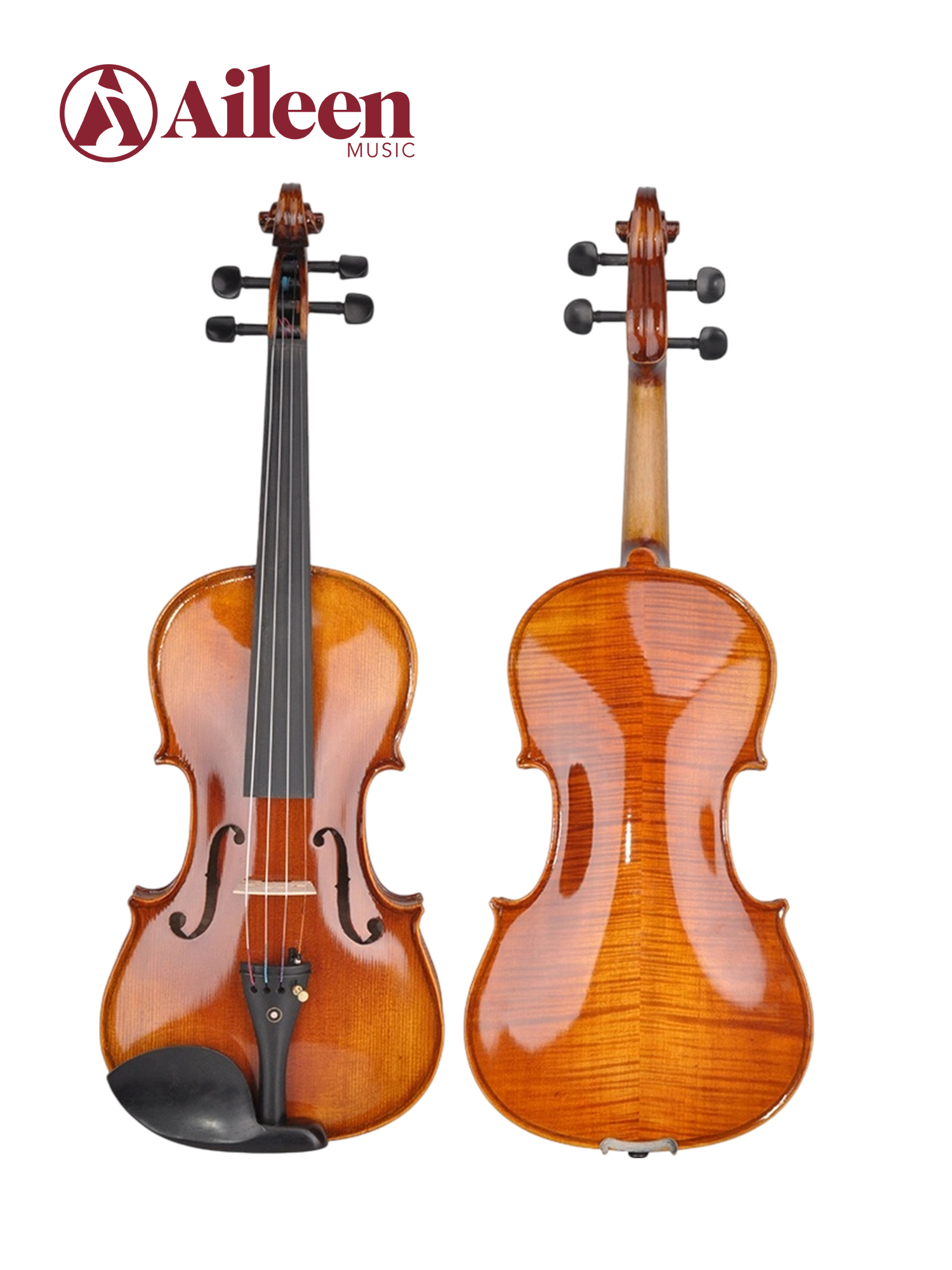 Hand made Conservatory Violin, Flamed Maple Advanced Violin (VH30H)