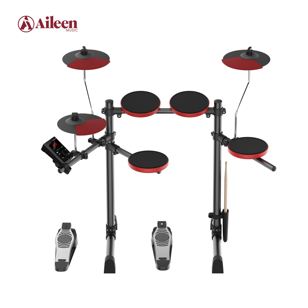 AED-140R Color Options Available 5 Piece Portable Electric Drum Kit