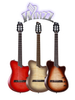 WCG370 China Musical Instruments Manufacturer Winzz Nylon-string 39" Electro-acoustic Guitar