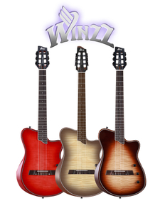 WCG370 China Musical Instruments Manufacturer Winzz Nylon-string 39" Electro-acoustic Guitar