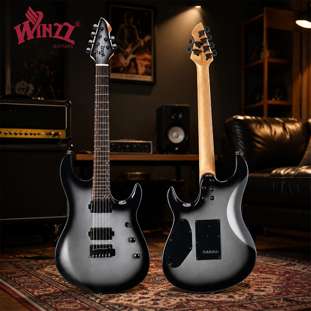 WINZZ Design Glossy Orbit Series 39" Electric Guitar WOS100-24 SS