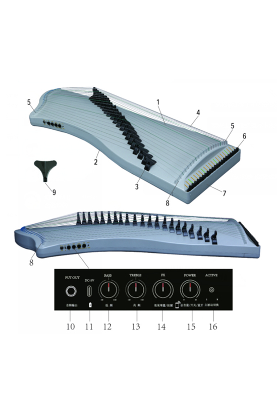 MK-801 New Portable Multiple Sound Modes Multi-functional Instrument Mokoo