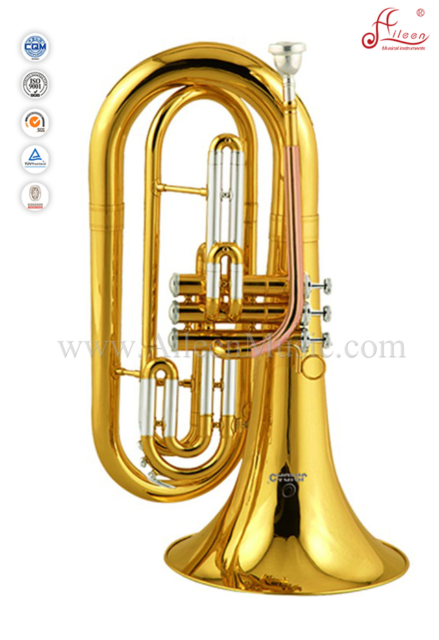 Stainless Steel Piston Bb Key Marching Baritone (MBR9820)