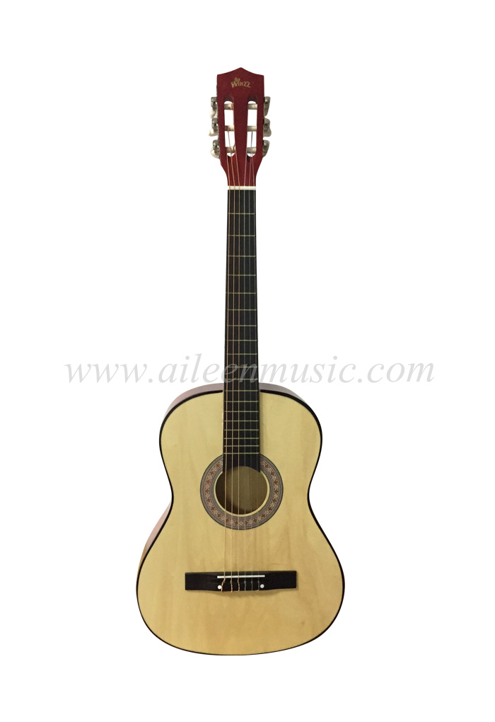 Small size Student Level Handmade 38\'\' Classic Guitar (AC38)