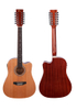 12 Strings 44" Wholesale Cutaway Acoustic Guitar(AF8A8E12)