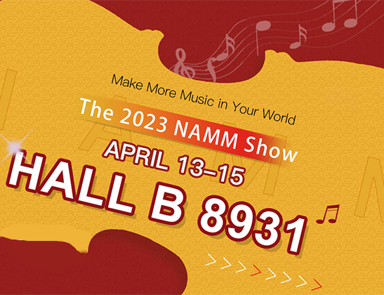 Aileen Music in the 2023 Namm Show Musical Instrument Exhibition
