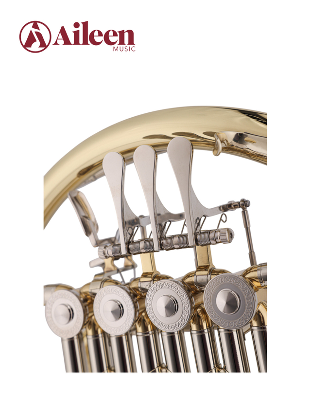 FH-M100G New Professional Separated Bell 4-Keys Single French Horn