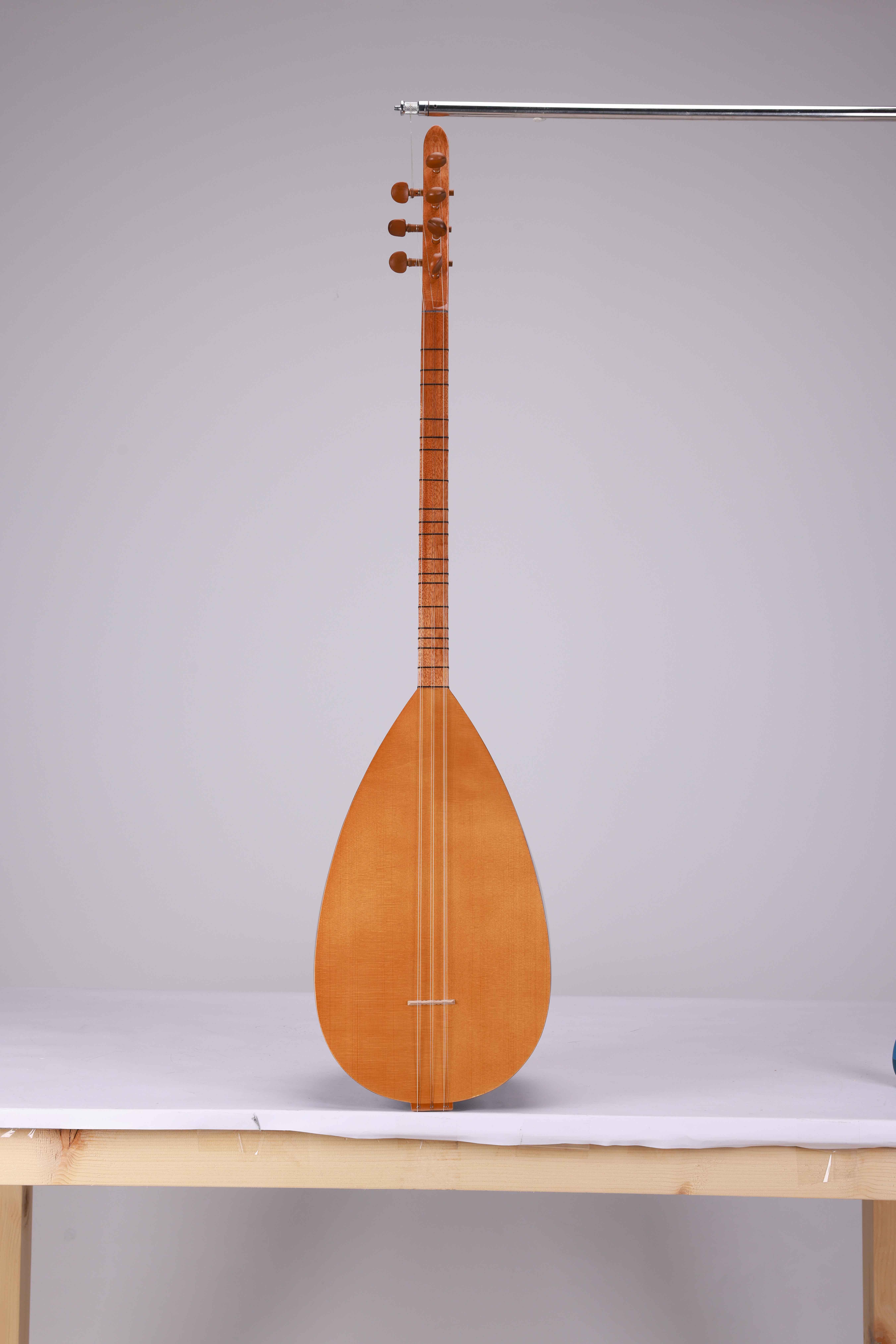 Turkish Traditional Musical Instrument Baglama Long-neck All Soild Saz2#