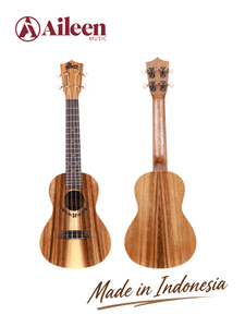 AU604-21 Winzz Quality Soprano Teak (white Fiber) Plywood 21'' Ukulele Made in Indonesia