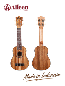 AU603-23 Winzz Quality Concert Koa (white Fiber) Plywood 23'' Ukulele Made in Indonesia