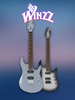 WOS100-GR WINZZ Design Glossy Finish Orbit Series 39" Electric Guitar